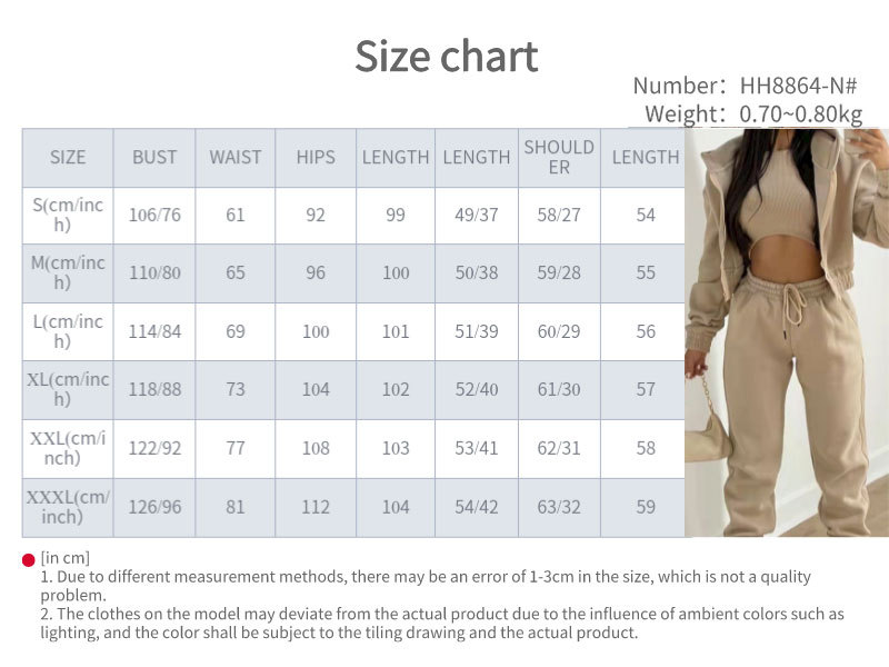 2026 New Spring Women's Clothing European And American Fashion Sports Suit Casual Versatile Fleece Hooded Sweatshirt_ecoleips.com