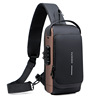 Chest bag, sports one-shoulder bag for leisure, universal shoulder bag, anti-theft, European style