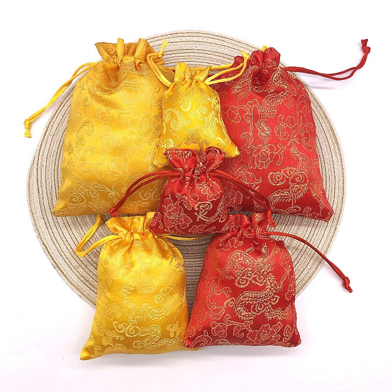 Jewelry Bag Drawstring New Year Lucky Bag Spring Festival Wedding Banquet Wedding Candy Bag