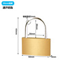 Factory wholesale Bronze Pure Copper Opening Locking Industrial Power Grid Outdoor Waterproof Rust -proof Safety Hanging Lock