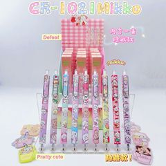 限定版 CR-1021 新型 MIKKO ブラインドボックス 漫画風輸入インク 速乾性 スムーズな押し込み式ゲルインクペン 限定版