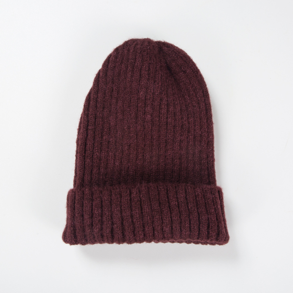 38g Weight Housewarming, Anniversary, Business, Wedding, Outdoor, Travel, Birthday, Festival, Sports, Shopping Occasion Solid Color Pattern Unisex Gender Korean Style Style Khaki, Grey, Beige, Pink, Purple, Red, Green, Blue, Wine Red, Camel, Yellow, Black Color One Size Size Korean Knitted Hat Autumn And Winter Warmth Fashion Striped Woolen Hat Solid Color Flanging Hedging Cold Hat 12