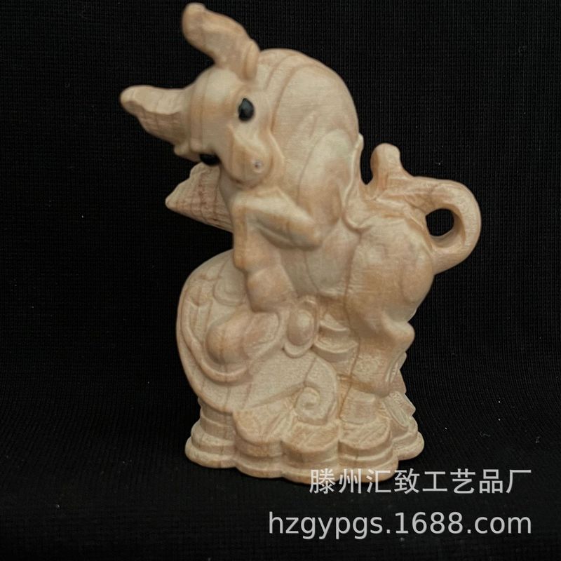 メーカー卸売り桃木十二生肖置物木彫り木原鼠牛虎兎龍蛇馬羊鶏犬観光地区|undefined