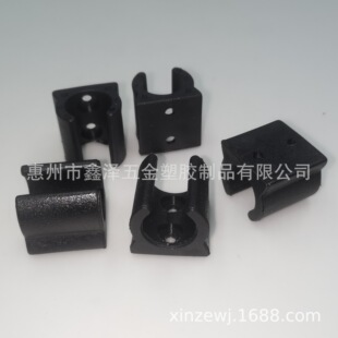 19mm Round Tube Double Hole Plastic Pipe Clamp 6 Separate Elastic Pipe Clamp with Iron Pipe Hoop Stainless Steel Plastic Pipe Pad