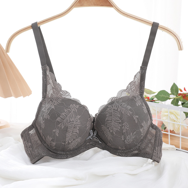 Fábrica de stock del sudeste asiático sujetador de mujer encaje ajustable de taza confortable sujetador transpirable