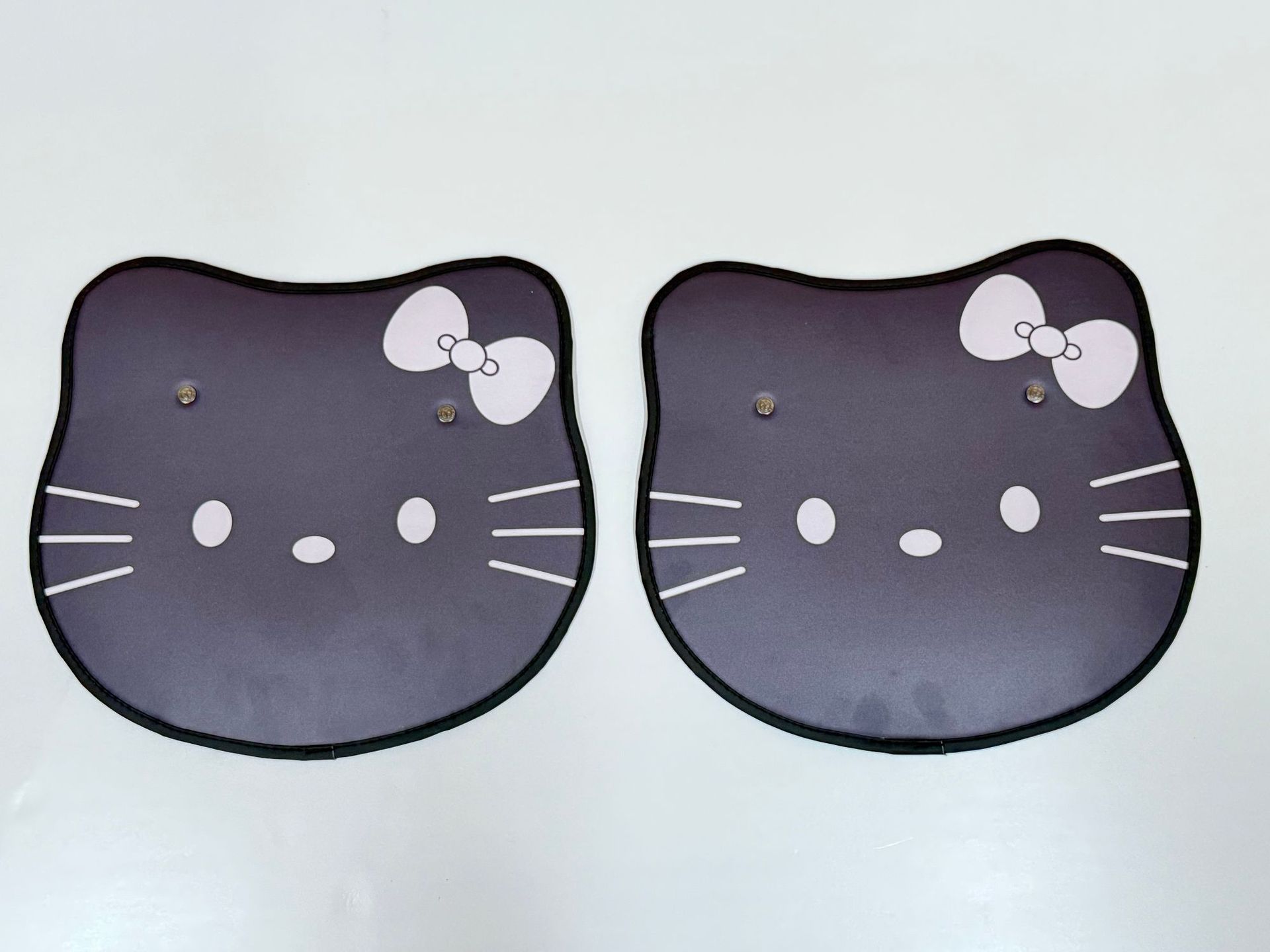 Cute Kitten Cartoon Seat Back Anti-Kick Pad for Ladies, Car Rear Seat Anti-Dirt Pad, Anti-Kick Mat