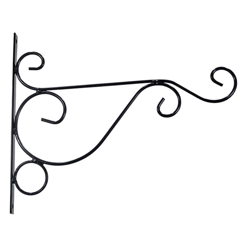 Настенный опорный кронштейн крюк подвесная Корзина Кронштейн подвесная стойка для цветочного горшка Цветочная корзина подвесная стойка для корзины