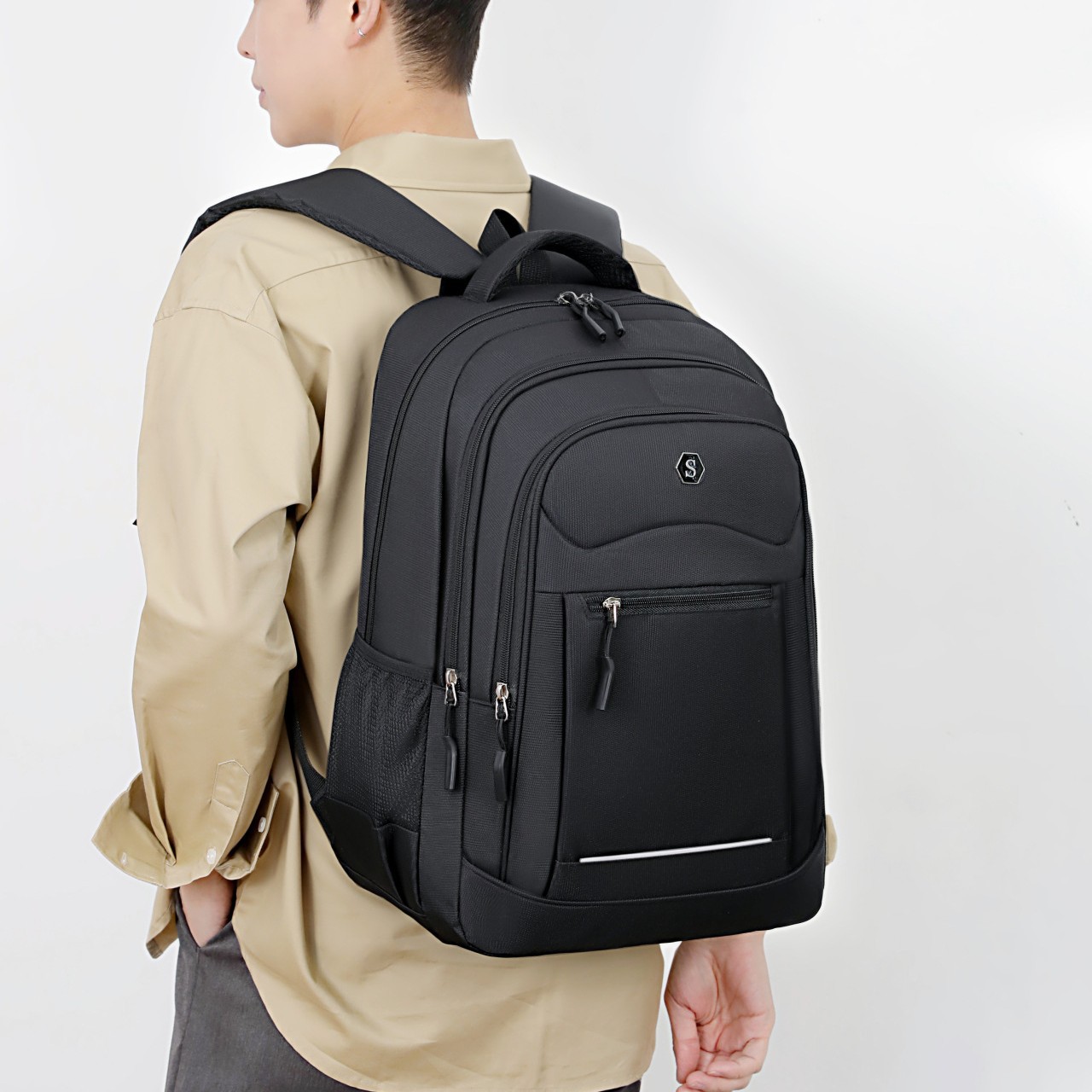 Herren Multifunktions Rucksack Für Laptop Wasserabweisend_voghion.com