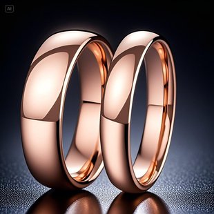 Stainless steel ring couple ring couple couple gift wholesale non-fading ins niche design titanium steel jewelry