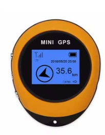 Mini Gps Recorder for Mountaineering, Handheld GPS Locator - yellow
