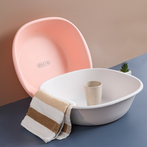 Factory batch household plastic square basin replacement LOGO washbasin student dormitory plastic washbasin clothes basin advertising gift basin