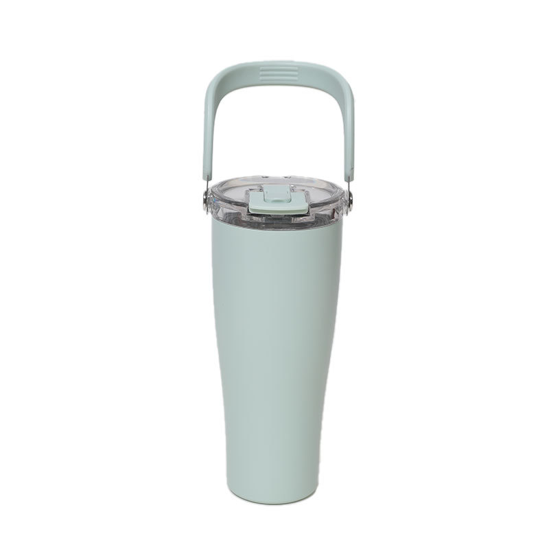 Amazon 40 Taza de agua de acero inoxidable roja Taza de oficina al aire libre Taza de aislamiento de calor de mujer Taza de acero inoxidable