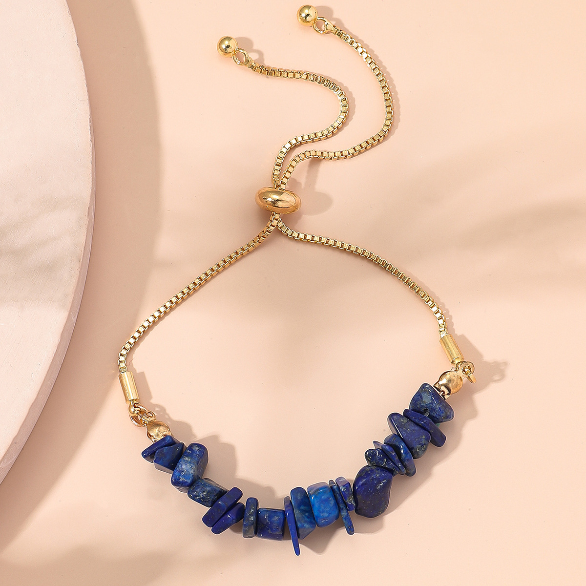 Bracelets Classification Wholesale Jewelry Retro Ethnic Style Irregular Alloy Gravel Bracelets