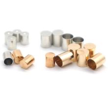 不锈钢吊桶平头圆头皮绳链扣蛇头手链项链绳帽收尾扣diy饰品配件