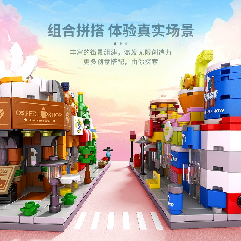 Lego, маленький переменный конструктор, игрушка, оптом