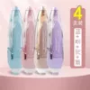 1 pink + blue + purple + gray each