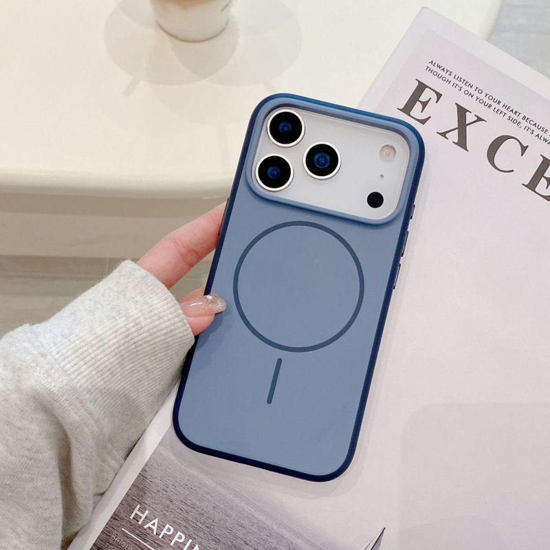 适用iPhone17promax手机壳肤感磁吸苹果16相机按键一体全包保护套|undefined