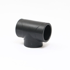 Factory supply PE elbow tee pipe fittings pressure resistant uniform wall thickness water pipe spigot socket fittings municipal engineering pipe fittings