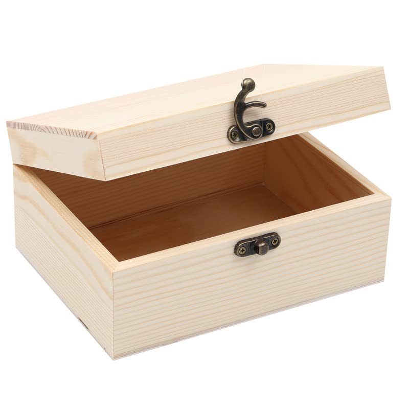 Wooden Jewelry Box Jewelry Storage Box Watch Box Storage Decorative Gift Box Packaging Box Display Wooden Box Storage Box