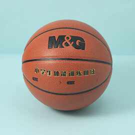 晨光5号篮球幼儿园用PU经典砖色学生体能训练用蓝球AST09506篮球