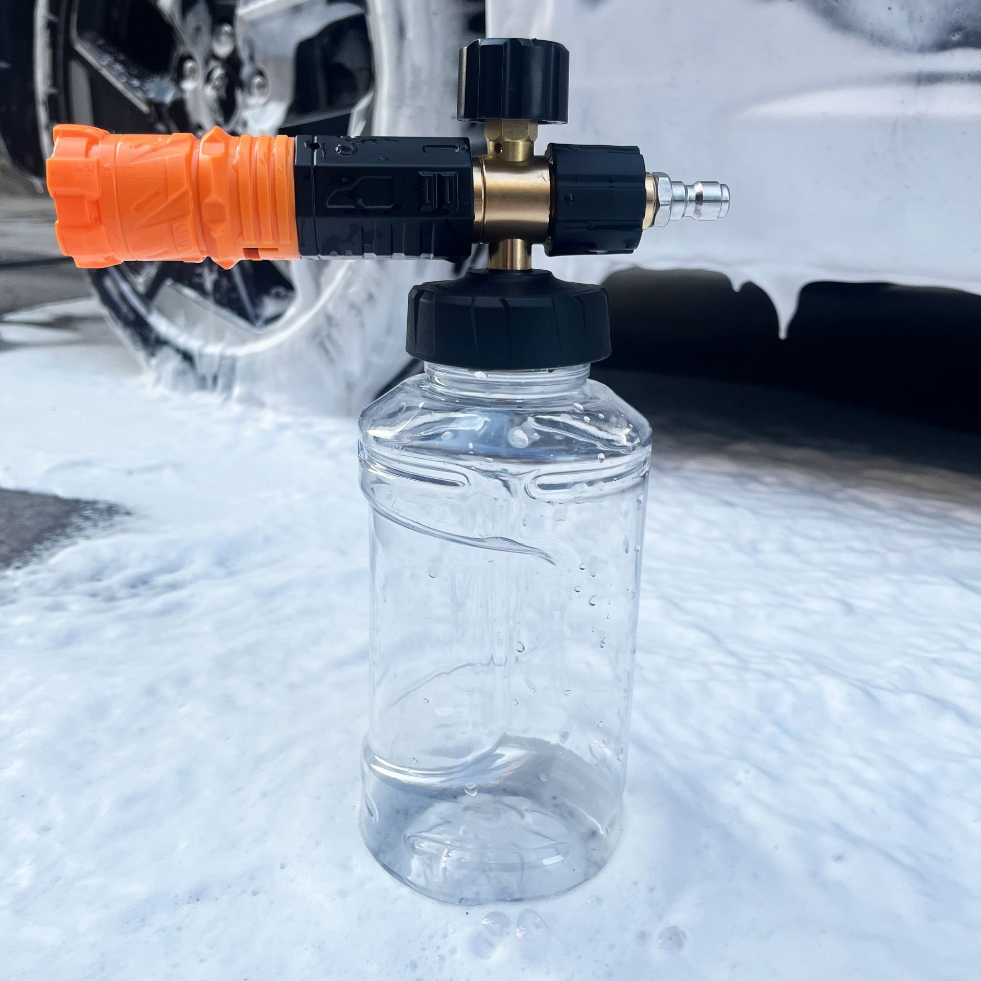 블랙 오렌지 폼 포트