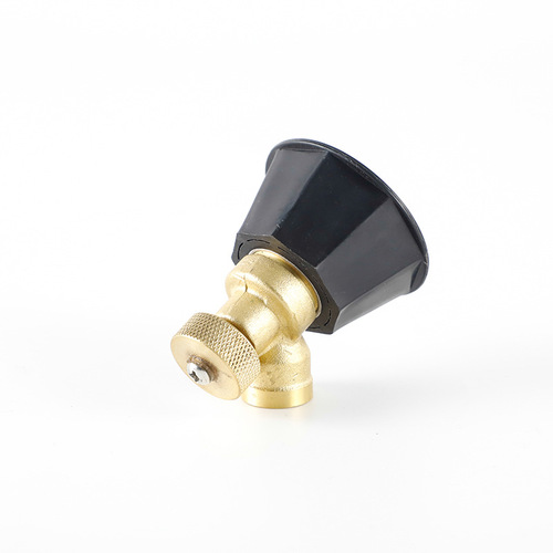 Agricultural High-Pressure Atomizing Black Cyclone Nozzle New Greenhouse Spraying Atomizer Turbine Windproof Spraying Machine Nozzle