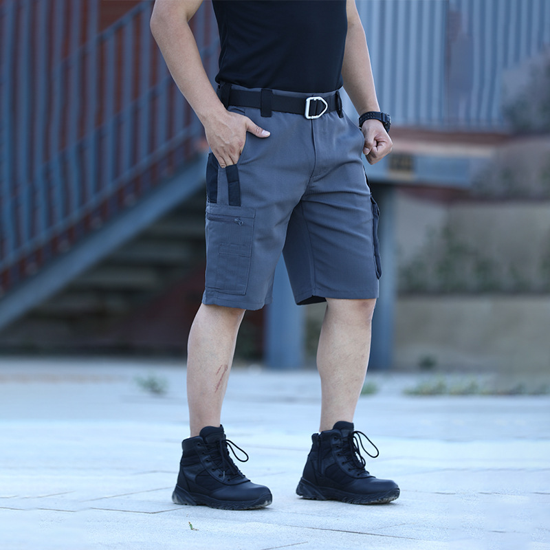 Fábrica directa de pantalones tácticos para hombres, pantalones cortos de camuflaje militares rápidos, bolsillos de herramientas al aire libre, pantalones impermeables.