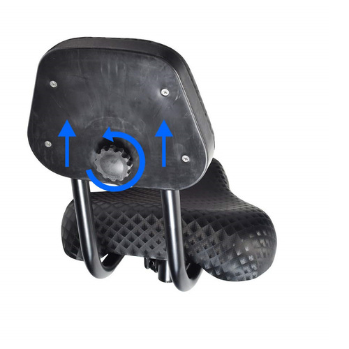 Scooter saddle, mountain bike backrest saddle, electric bike saddle with backrest, comfortable backrest saddle accessories