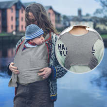 清仓现货美国出口婴儿背带夏季纯棉交叉简易背巾X型前抱式育儿小