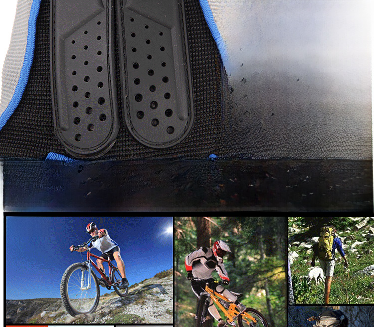 One-piece delivery men's and women's half finger sports gloves autumn and winter riding fitness lengthened wristband silicone non-slip factory wholesa_maomaolike.com