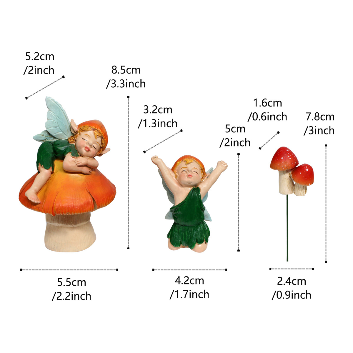 Garden ornaments landscaping courtyard decoration mushroom balcony layout homestay villa outdoor outdoor creative decoration terrace