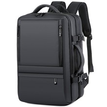 商务电脑包大容量简约潮搭出差双肩包男新款旅行背包学生上课书包