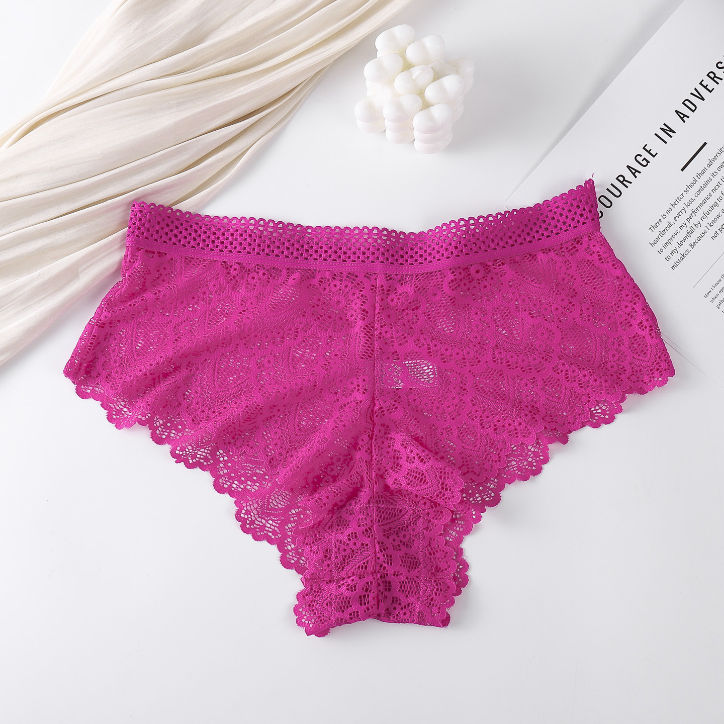 Nuevas pantalones de encaje delgadas sexy puramente belleza de la cintura aérea sin fijación de pantalones de belleza de la mujer al por mayor