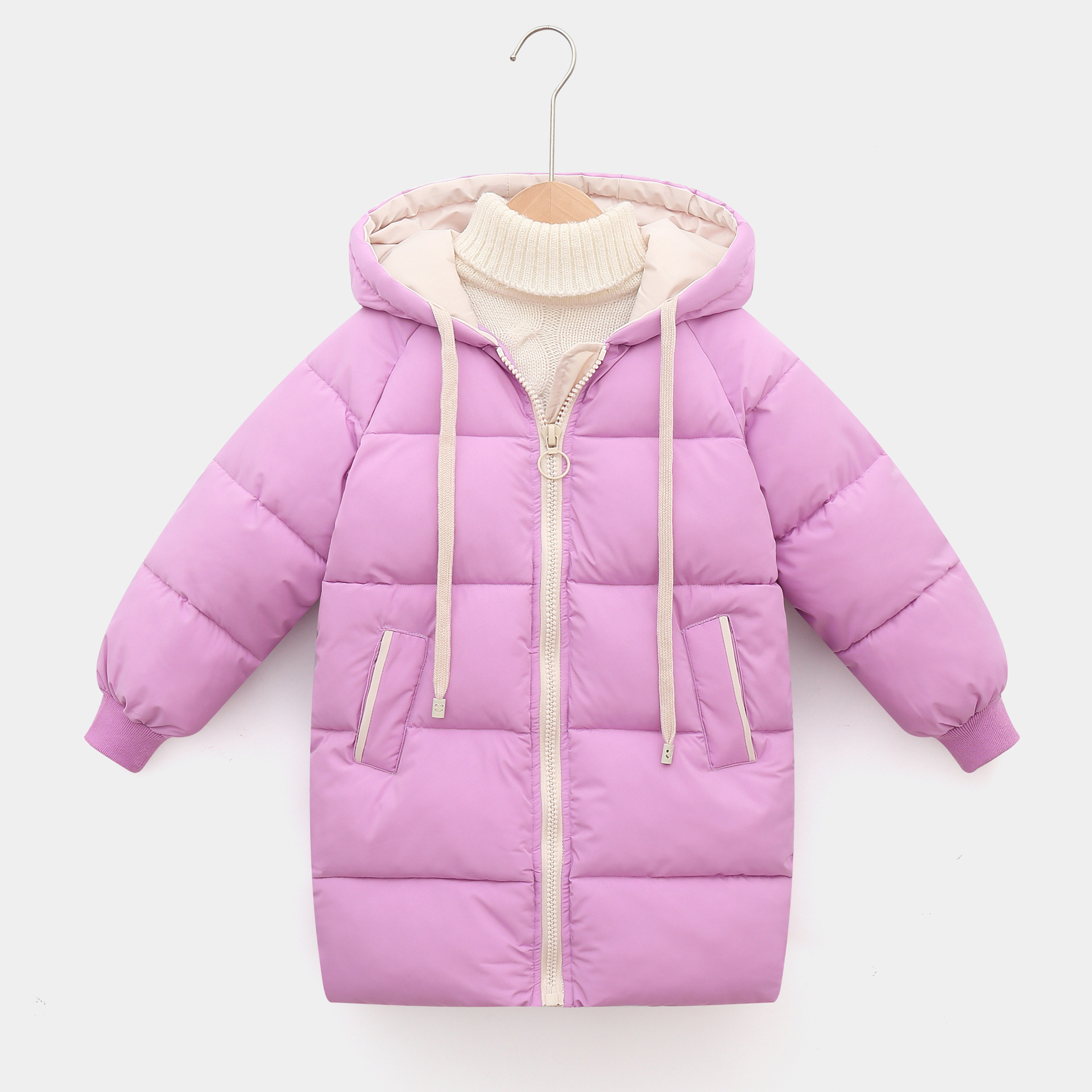 Ropa acolchada de algodón para Niños y Niñas Ropa acolchada de algodón de estilo coreano chaqueta acolchada de algodón para bebés transmisión en vivo transfronteriza entrega de una pieza