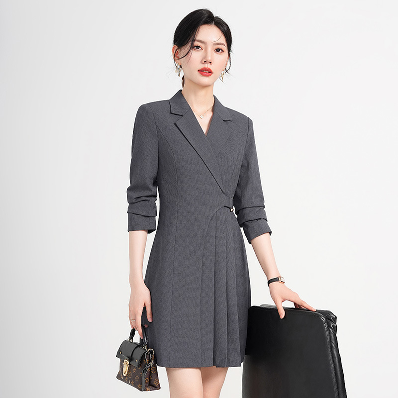 Professional Suit Dress for Women, New Spring and Autumn Style, Formal Occasion Suit Dress, High-End Host Dress, High-End Work Dress Professional Suit Dress for Women, New Spring and Autumn Style, Formal Occasion Suit Dress, High-End Host Dress, High-End Work Dress
