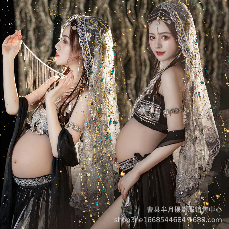 Studio Dunhuang Apsara Hanfu Hani exotic Western style Xishuangbanna Dai Super fairy pregnant women photography clothing