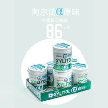 韩国食品进口零食LOTTE乐天木糖醇口香糖86克瓶装薄荷味清新口气