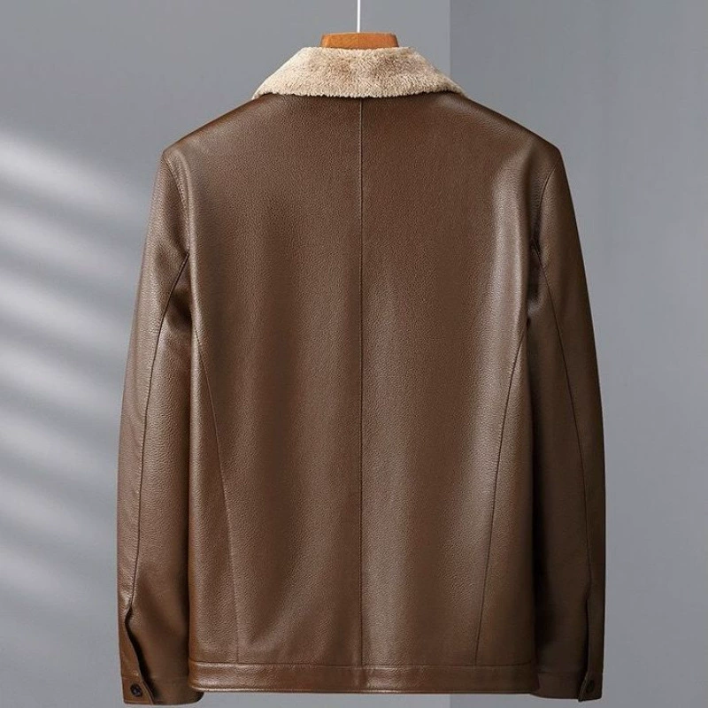 Demi-season warm down jacket, for middle age