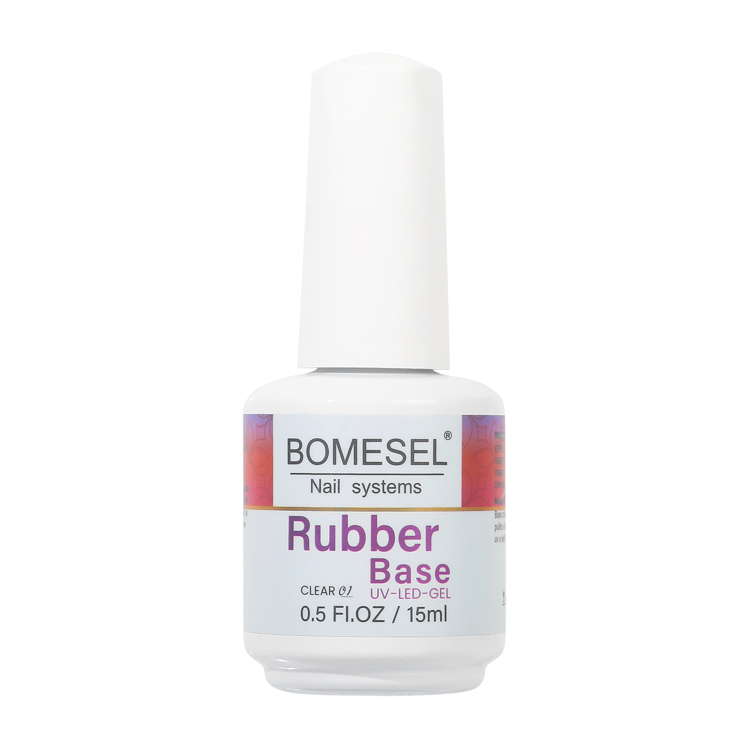 Exclusión transfronteriza para imprimación de goma para tiendas de uñas, pulido especial para uñas, pegamento de color de uñas, serie de hielo transparente de 24 colores, pegamento de imprimación