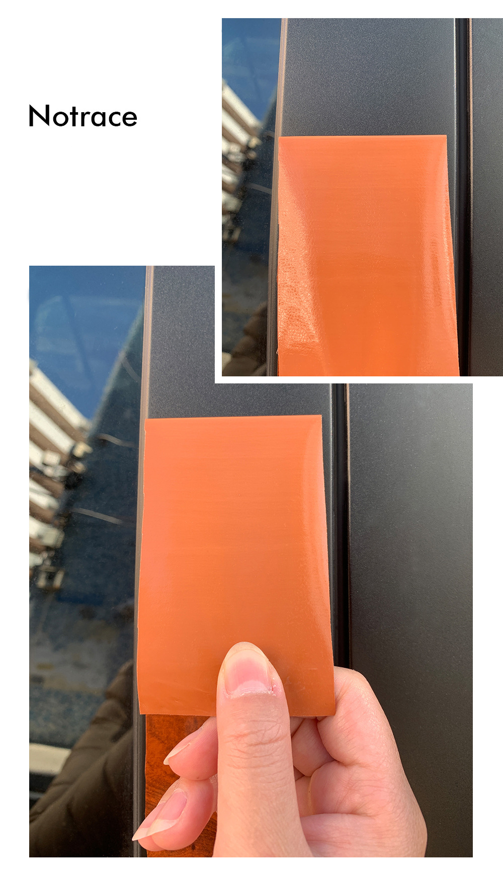 High-End Car Interior Color-Changing Film, Glossy Wood Grain and Sparrow Pattern Modification Sticker, Peach Wood Grain Central Control Renovation Sticker