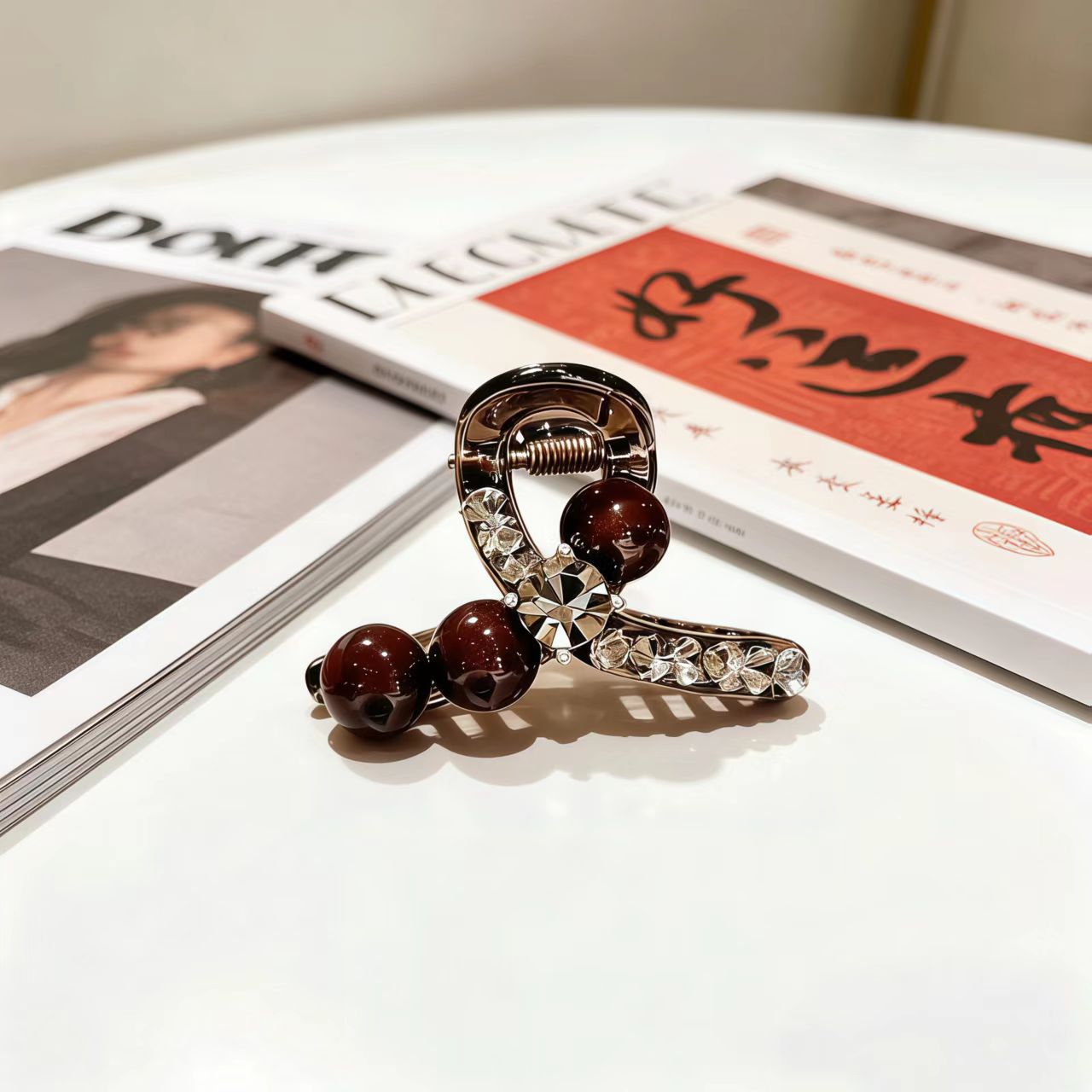 43#【레드】주주 체코 다이아몬드【4.5cm】