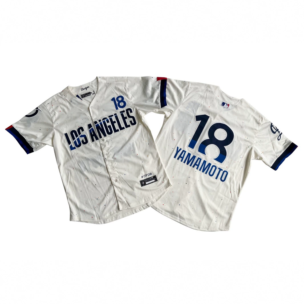 Додж 17# Отаи embroidered базебольная джерси внешняя торговля опт DODGERS Окия Гиперсия
