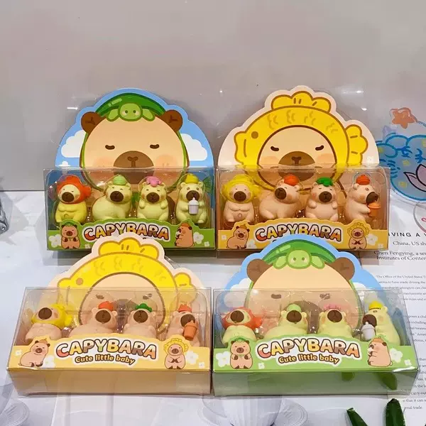 Kappi Bala Eraser High Color Value Cute Cartoon Creative Eraser Student Stationery Prizes Clean and Easy to Use Non-toxic