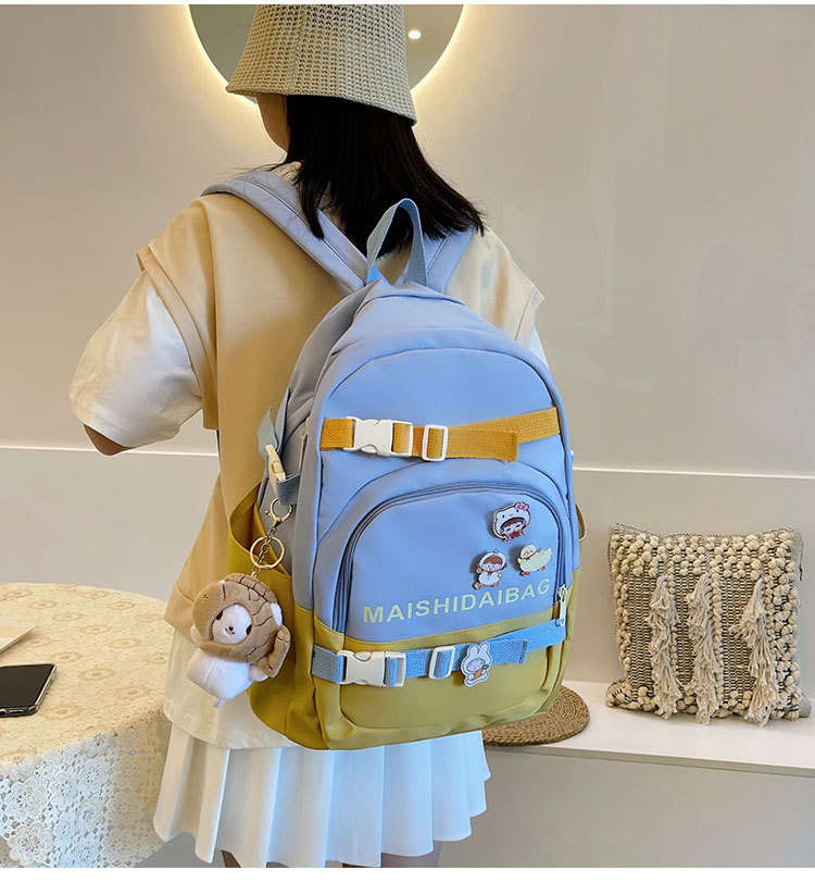 Nylontuch Großraum-rucksack Im Koreanischen Stil Großhandel Nihaojewelry display picture 30