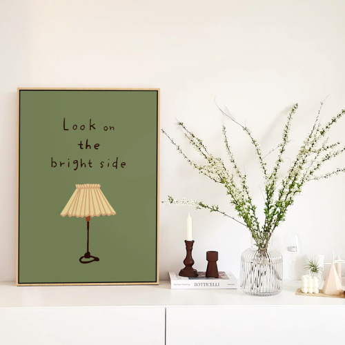 Colorful Craft Retro Letter Art Poster Decorative Painting Abstract Illustration Style Wall Mural Nordic Ins Minimalist Bedroom Hanging Picture