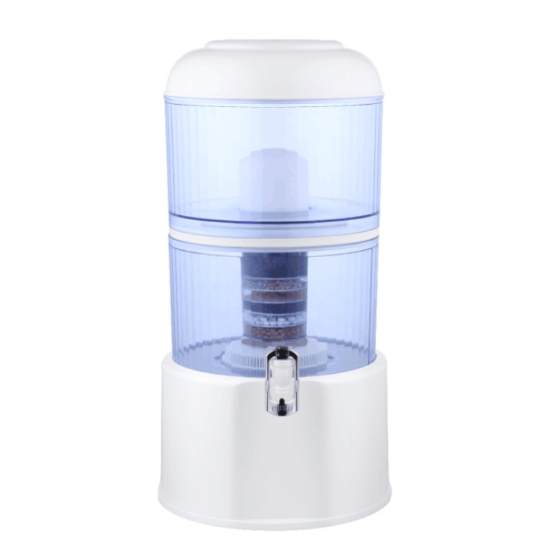 Fábrica de exportación directa de suministro transfronterizo hogar olla de agua mineral activado Escritorio de gran capacidad purificador de agua 20L