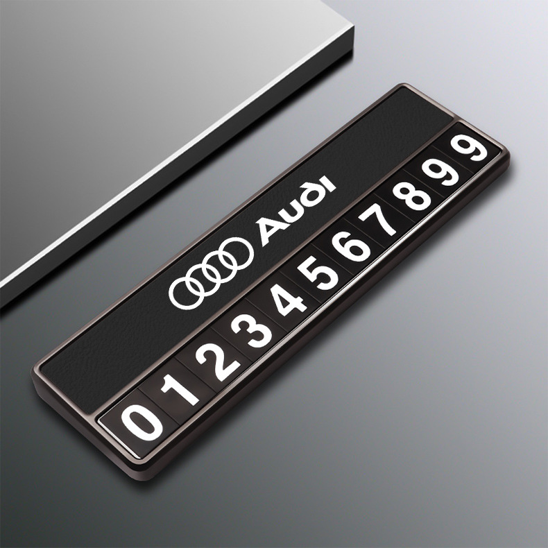 Special Audi Car Parking Plate A3A4La6Lq3Q5Lq2L Special Temporary Moving Car Phone Number Plate