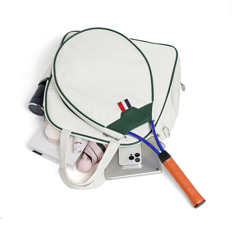 Bolsa de tenis portátil de gran capacidad de un solo hombro bolsas de pelota de pico venta caliente transfronteriza de alta cara de mujeres independientes zapatos bolsa de bádminton image 4