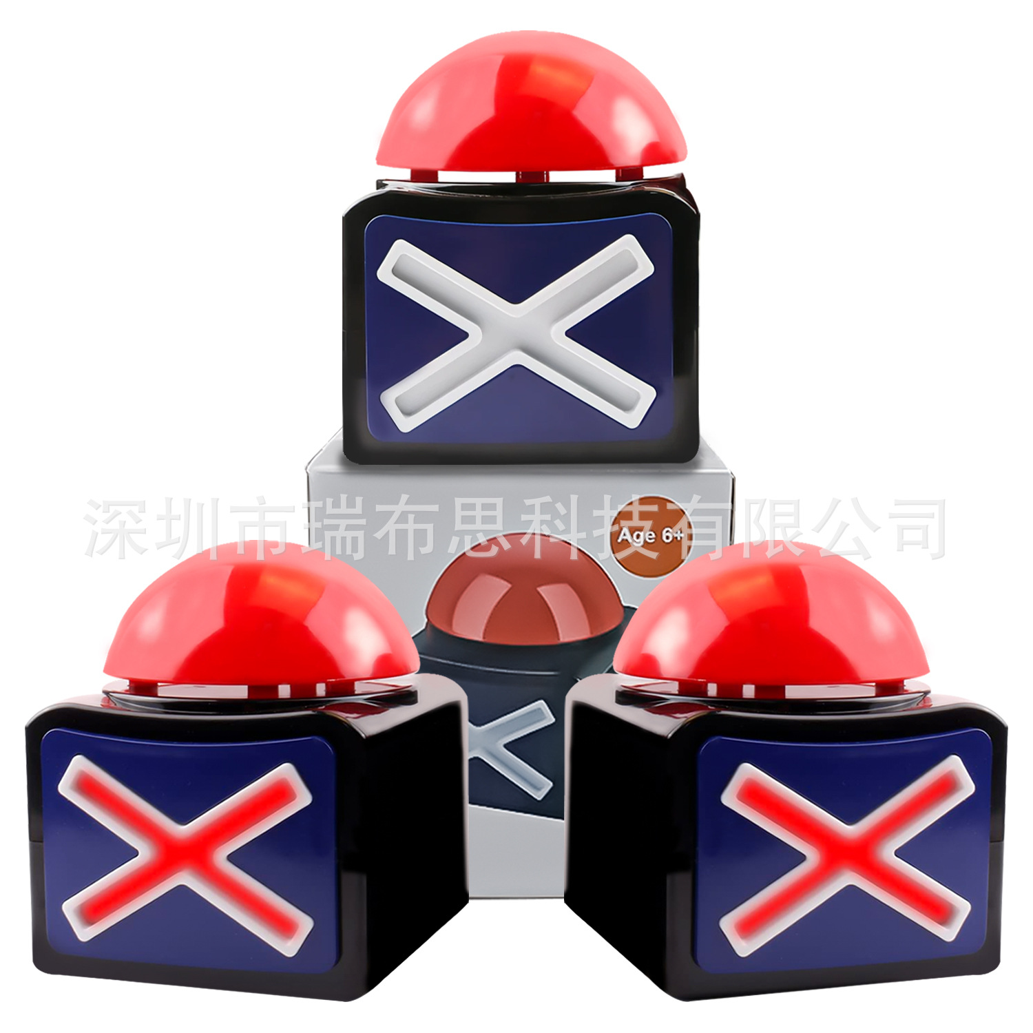 Factory in stock Talent Show XX Button Responder Pressure Vent Game Answer Buzzer Squeeze Voice Box