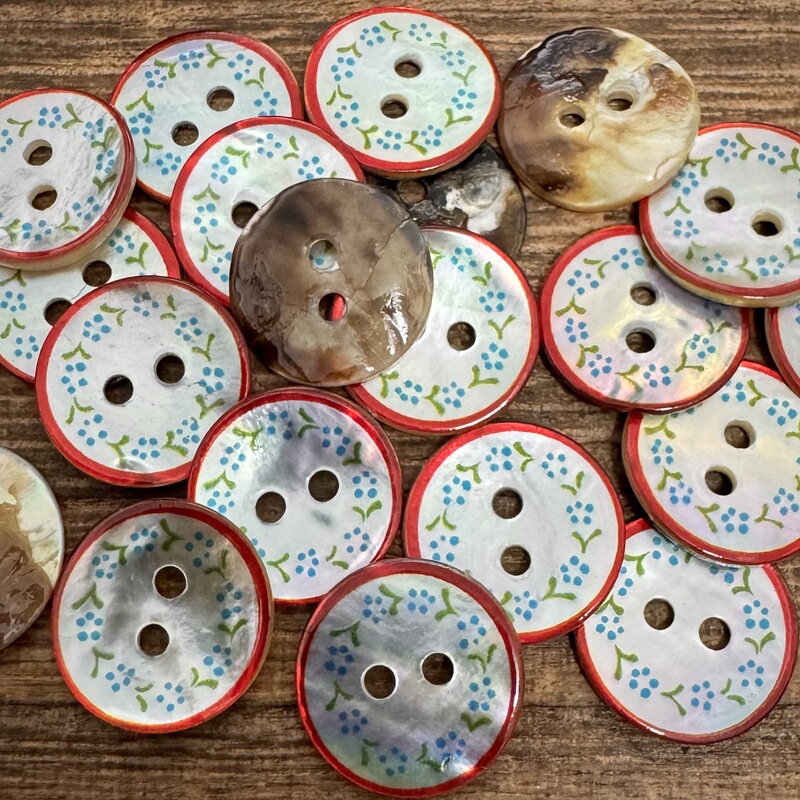 纯天然马氏贝贝壳扣复古文艺衬衫毛衣开衫衬衣扣连衣裙服装装饰扣|undefined